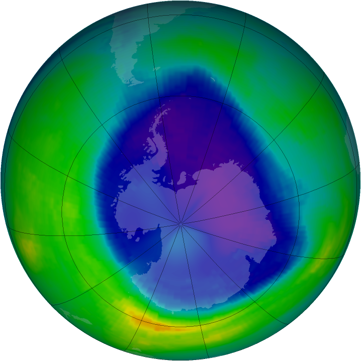 Ozone Map 1994-09-16